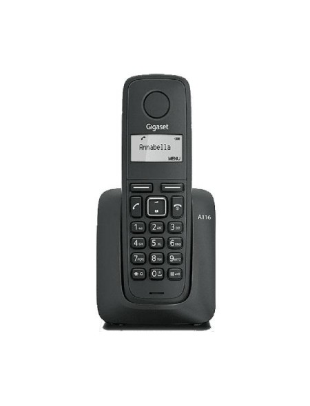 Telefono Inalámbrico Dect Digital Gigaset A116 negro