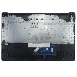 Top case + Teclado compatible para portátil HP 17-BS / 17-BY Negro brillo Intro horizontal L22750-071
