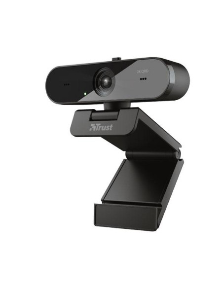 Webcam Streaming Trust 2K TW-250  / QHD 2K / Enfoque Automatico / Gran Angular / 2x Micrófonos