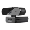 Webcam Streaming Trust 2K TW-250  / QHD 2K / Enfoque Automatico / Gran Angular / 2x Micrófonos