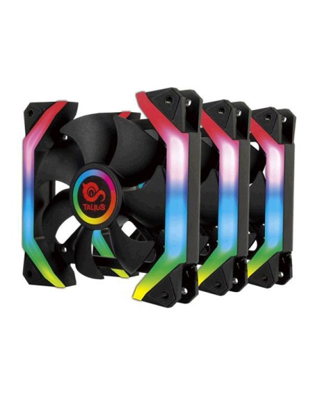 Kit Shield Rgb Talius - 3 Ventiladores + Centralita Shield Spectrum Rgb + Control Remoto / TAL-FANSHIELDKIT