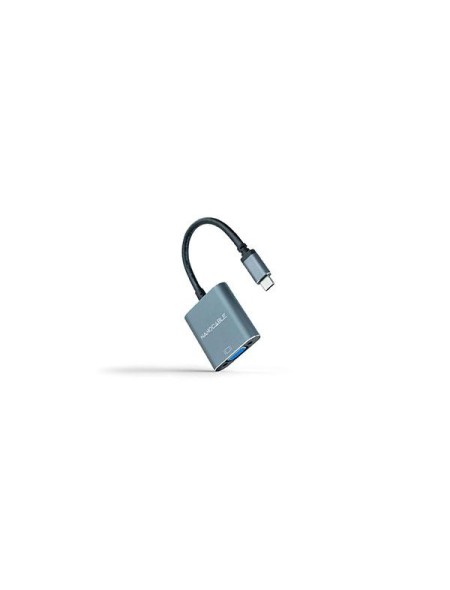 Conversor Type-C a VGA / 10cm / Aluminio-Gris / 10.16.4101-g