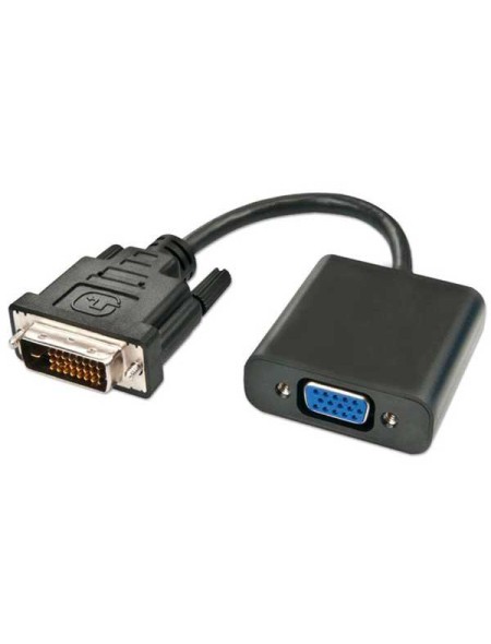 Cable adaptador DVI-D a VGA M/H  / DVI-D 24+1 / Cablexpert A-DVID-VGAF-01