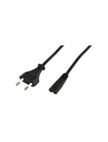 Cable alimentacion Philips forma ocho / IEC C7 / 2m / Cablexpert / Pc-184-vde
