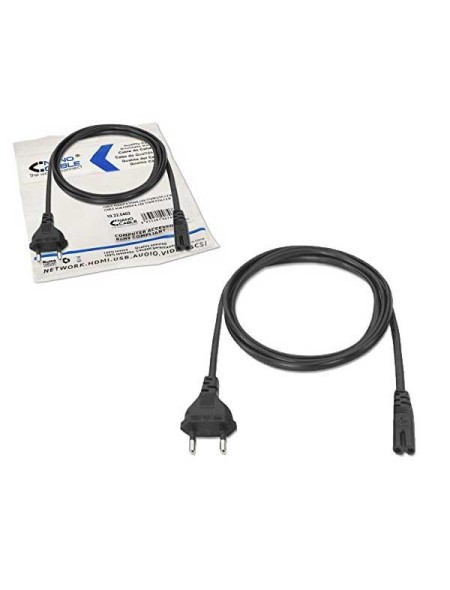 Cable alimentacion Philips forma ocho / IEC C7 / 1.5m / Nanocable / 10.22.0402