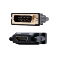 Adaptador Dvi 24+1 Macho a Hdmi Hembra / Nanocable 10.15.0700