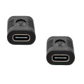 Adaptador Type-C 3.2 Gen 2 / Hembra -  Hembra /  Nedis / CCGP64900BK