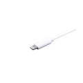 Cable datos USB 2.0 a Lightning IPhone 5-14 / 1m / 3.4a / AA101 / Blanco / One+