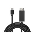 Cable de Video Usb-c Macho a Hdmi Macho / 2 Metros / 4K / Negro / Conceptronic ABBY04B