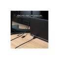Cable adaptador HDMI a VGA + Audio + USB (Cables 1.8 Metros) Negro / Nanocable 10.15.4350
