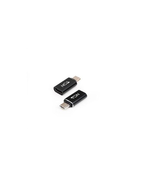 Adaptador Type-C Hembra a MicroUsb macho Negro / 10.02.0014 Nanocable