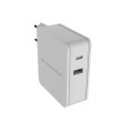 Cargador de red Usb + Type-C / 60w / Blanco / Althea / Conceptronic / ALTHEA02W
