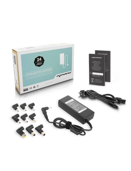 Cargador para portátil universal automático 90W / 10 conectores / Movano