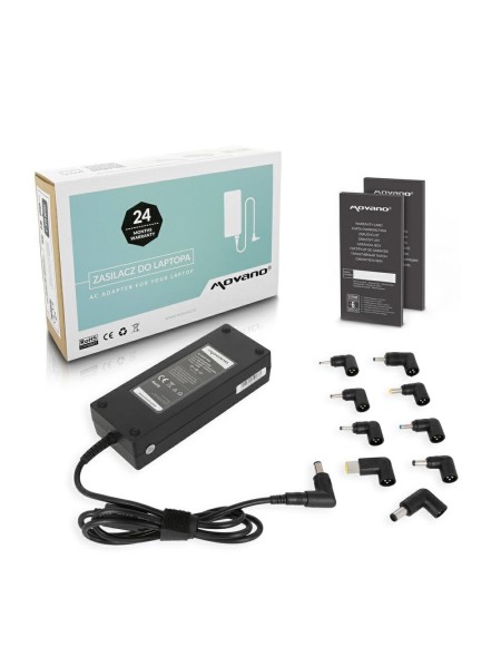 Cargador para portátil universal automático 120W / 10 conectores / Movano