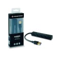 Hub 4 puertos Usb 3.0 Conceptronic C4PUSB3 /  Negro