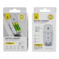 Cargador pilas AA - AAA / Indicador Luz / Negro / NA0368 / 2003681 / One+