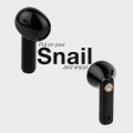 Auriculares Tooq Snail Bluetooth 5.3 Negro / Type-C / Control tactil / Base de carga / TQBWH-0060G