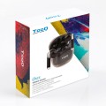 Auriculares Tooq Onyx Bluetooth 5.3 Negro / Type-C / Control tactil / Base de carga / TQBWH-0054B