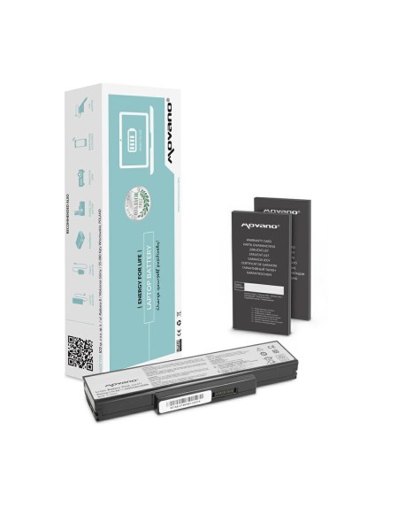 Batería compatible para portátil ASUS A32-K72 10.8V 4400mAh Movano