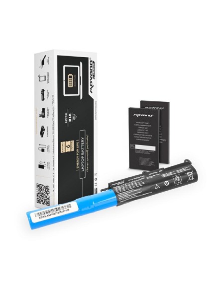 Batería compatible para portátil ASUS A31N1601 10.8V 3200mAh Movano Premium