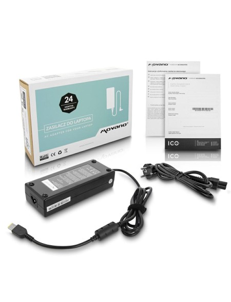 Cargador para portátil Lenovo 135W 20V 6.75A Conector rectangular Movano