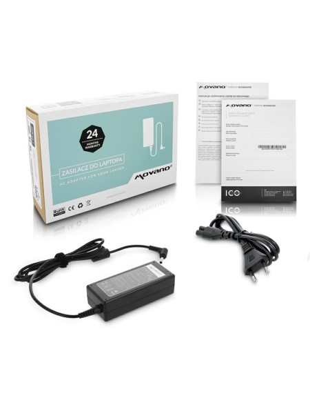 Cargador para portátil Asus 65W 19V 3.42A 4.5 mm x 3.0 mm Movano