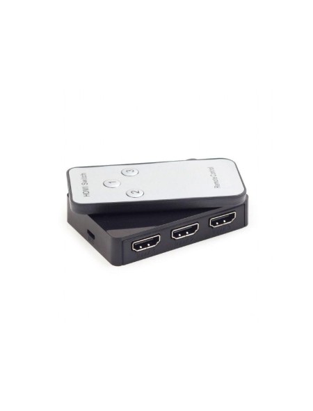 Switch HDMI 3x1 / 4K / Soporte 3D / Hdcp 1.4 / Mando a distancia / Gembird / DSW-HDMI-34
