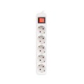 Regleta 5 tomas Lanberg / Proteccion infantil / Cable 3m /  Blanca  / ps1-05f-0300-w