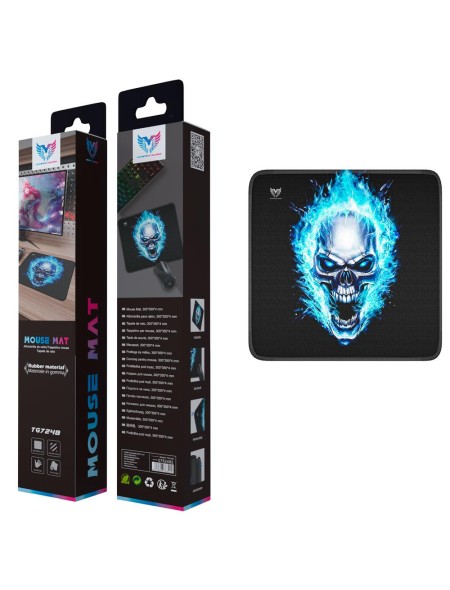 Alfombrilla Gaming TG7248 Skull / 300x350x4mm / MTK / 0752482