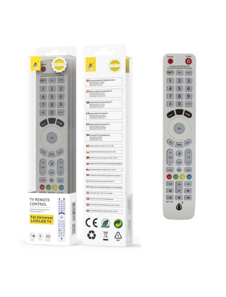 Mando a distancia TV Universal NR9100 / Blanco / One+ / 2901001