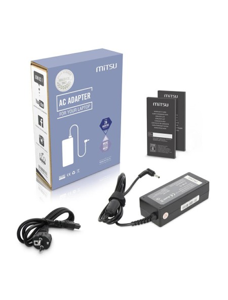 Cargador para portátil Acer 65W 19V 3.42A 3.0 mm x 1.1 mm Mitsu