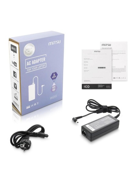 Cargador para portátil Asus 65W 19V 3.42A 4.0 mm x 1.35 mm Mitsu