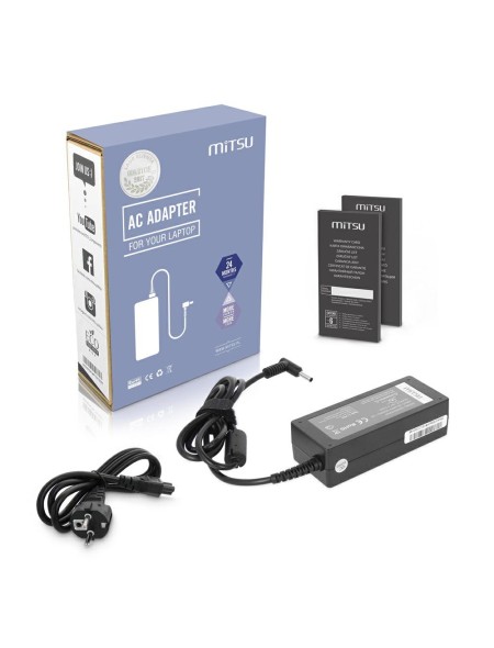 Cargador para portátil Asus 65W 19V 3.42A 4.5 mm x 3.0 mm Mitsu