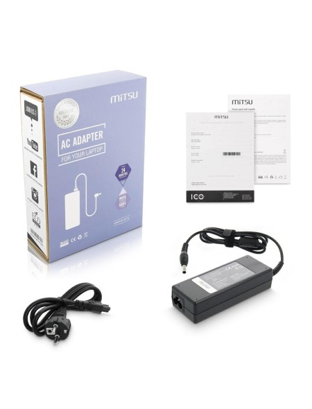 Cargador para portátil Samsung 90W 19V 4.74A 5.5 mm x 3.0 mm Mitsu