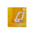 Auriculares Bluetooth Nc3228 Orejas de Gato Rosa / 250Mah / MP3 / Fm / MicroSd / Iluminacion Led / One+