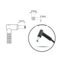 Cargador compatible para portátil HP 65W 19.5V 3.33A 4.5 mm x 3.0 mm pin central Mitsu