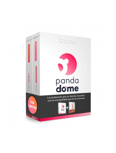 Antivirus Panda Dome Advanced + Panda Family - Caja / 1 Año / 2 Licencias + 5 Licencias Control Parental / 8426983612016