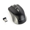 Raton óptico inalambrico Gembird / 4 Botones / 1600 Dpi / Negro-Plata / Musw-4b-04-Gb