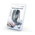 Raton óptico inalambrico Gembird / 4 Botones / 1600 Dpi / Negro-Plata / Musw-4b-04-Gb