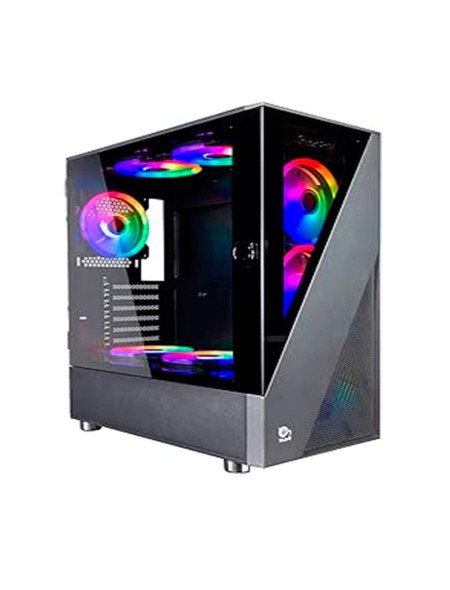 Caja ATX Gaming Talius Ether Rgb / Cristal templado / Usb 3.0