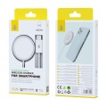 Cargador rapido inalámbrico para Iphone X-14 / NA0380 / 15w / Blanco / One+