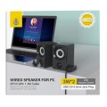 Altavoces 2.0 Pc NF4080 / Control de Volumen / Usb / Jack 3.5 / 6w (2x3w) / 1.3m / Negro / 2400802 / One +