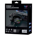 Auriculares Gaming TC3239 con microfono / 40mm / RGB / Control de volumen / PC-PS4-Xbox / Negro / MTK / 0352392