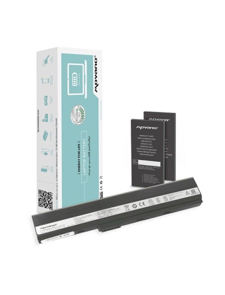 Batería compatible para portátil ASUS A32-K42 10.8V 6600mAh Movano