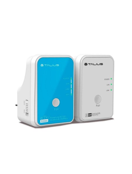 PLC AV500 Mbps + AV300 Mbps / Talius / PLC-500WKIT-V2