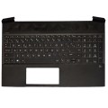 Top case + Teclado compatible para portátil HP 15-EC /  L72599-071 / Negro