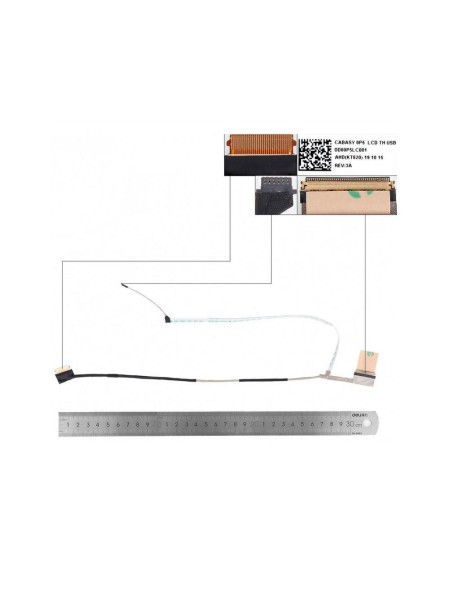 Cable flex compatible para portatil Hp 15S-FQ 40 PINES DD00P5LC040