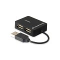 Hub 4 puertos Usb 2.0 Conceptronic / Diseño mini / Negro / C4PUSB2