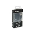 Hub 4 puertos Usb 2.0 Conceptronic / Diseño mini / Negro / C4PUSB2