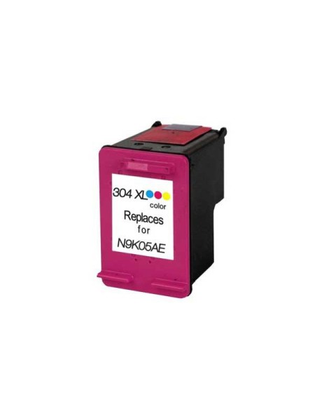 Tinta Alternativo Hp n304 XL Color Remanufacturado (eu) n9k07ae  (muestra nivel tinta)